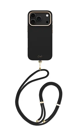 UNIQ COEHL Mirelle ochranný kryt na iPhone 17 Pro, Ebony