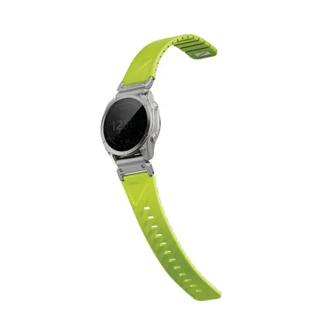 UNIQ Fluo magnetický řemínek pro Garmin SmartWatch 22 mm, Dark Lime