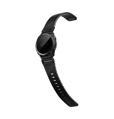 UNIQ Fluo magnetický řemínek pro Garmin SmartWatch 22 mm, Midnight black