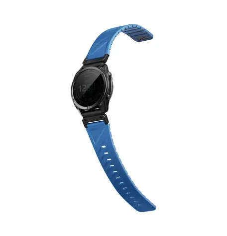 UNIQ Fluo magnetický řemínek pro Garmin SmartWatch 22 mm, Ocean blue