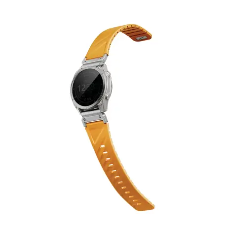 UNIQ Fluo magnetický řemínek pro Garmin SmartWatch 26 mm, Pale orange
