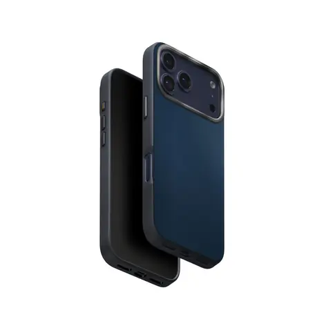 UNIQ Lyden DS MagClick charging ochranný kryt na iPhone 17 Pro, Steel blue/Charcoal