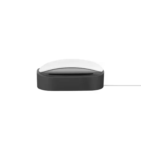 UNIQ NOVA COMPACT MAGIC MOUSE CHARGING DOCK WITH CABLE LOOP - CHARCOAL (DARK GREY)