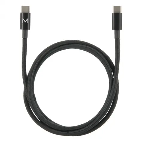 Mobilis 001389 Kabel USB-C 100W 1m černá / 2x USB-C (M)