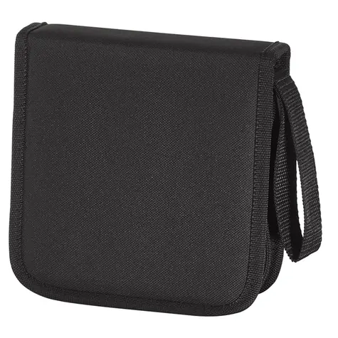 Rozbaleno - Hama Wallet Nylon 32 pouzdro CD černá / rozbaleno