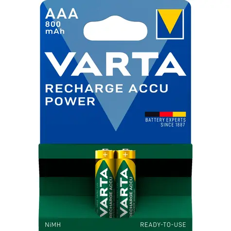 Varta RECHARGE Nabíjecí baterie AAA 20 ks / 1.2V / 800 mAh / NiMH / v boxu