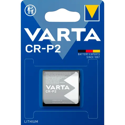 Varta Photo CR P 2 / 6V / 1450 mAh / lithiová / 10 ks / v boxu