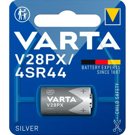 Varta Baterie V 28 PX / 6V / 145 mAh / oxid stříbra / 10 ks / v boxu