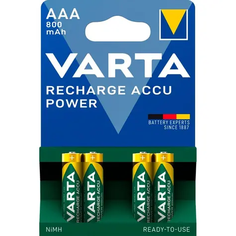 Varta RECHARGE Nabíjecí baterie AAA 40 ks / 1.2V / 800 mAh / NiMH / v boxu