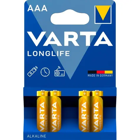 Varta Longlife Baterie AAA 200ks / 1.5V / alkalická / v boxu