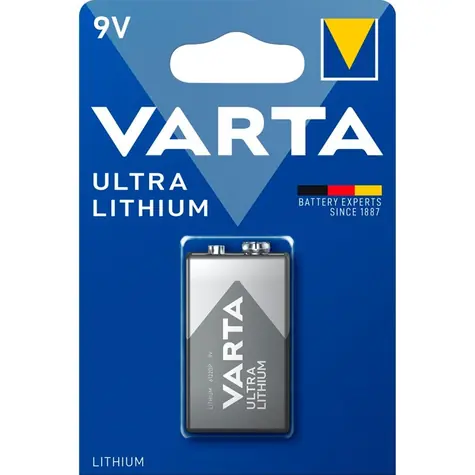 Varta Longlife Baterie 6LR61 / 9.0V / lithium / 10 ks / v boxu