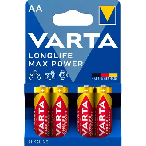 Varta Longlife Max Power Baterie AA 400ks / 1.5V / alkalická / v boxu