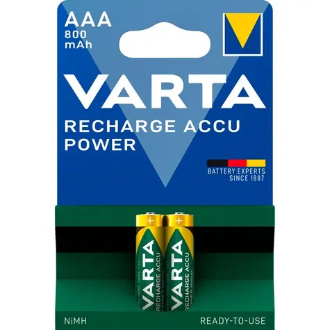 Varta RECHARGE Nabíjecí baterie AAA 100 ks / 1.2V / 800 mAh / NiMH / v boxu