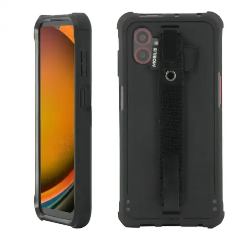 Mobilis PROTECH ochranný kryt a handstrap pro Samsung Galaxy XCover7 Pro černá (Soft Bag)