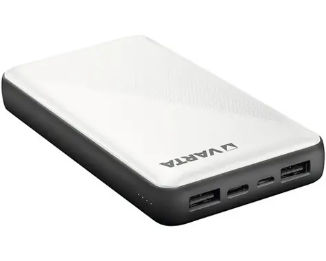 Varta PowerBank Energy 15000mAh bílá / 2x USB-A / 1x USB-C