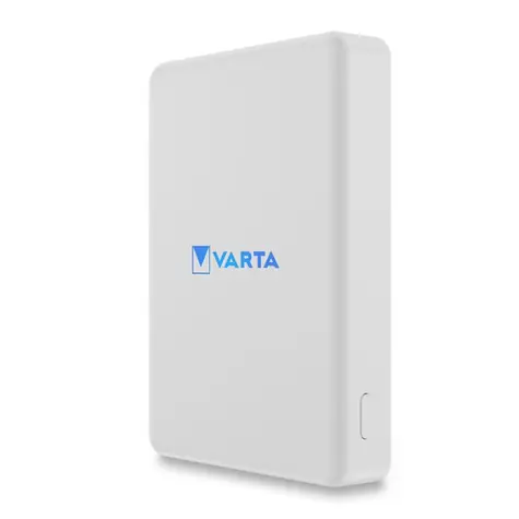 Varta Mag Wireless Power Bank bílá / bezdrátová powewrbanka / 5000mAh / USB-C  