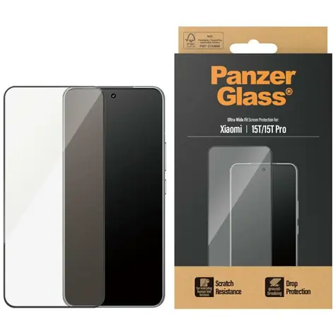 PanzerGlass Tvrzené sklo UWF pro Xiaomi 15T/15T Pro černá