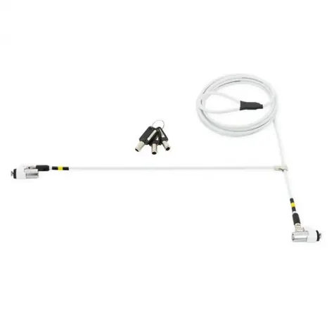 Mobilis 001327 Duální T Lock otočný zámek notebooku na klíč 1.8m
