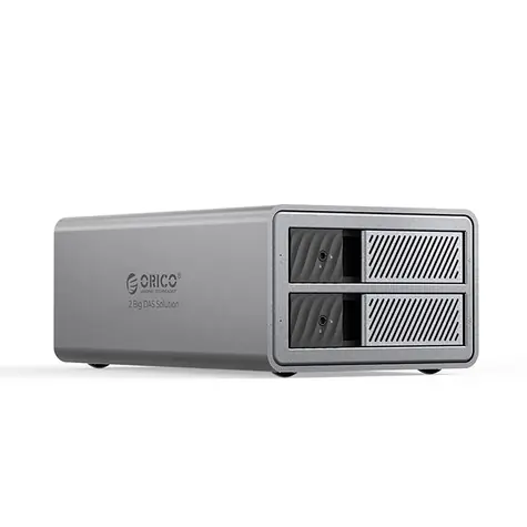 Orico 9828RU3 Dokovací stanice šedá / pro 2 pevné disky / USB-B 