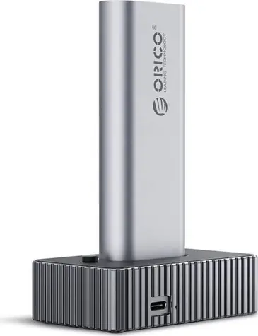 Orico IT18C3 Dokovací stanice šedá / pro pevný disk M.2 NVMe/SATA / USB-C / kabel  USB-C/USB-A - USB-C 1m