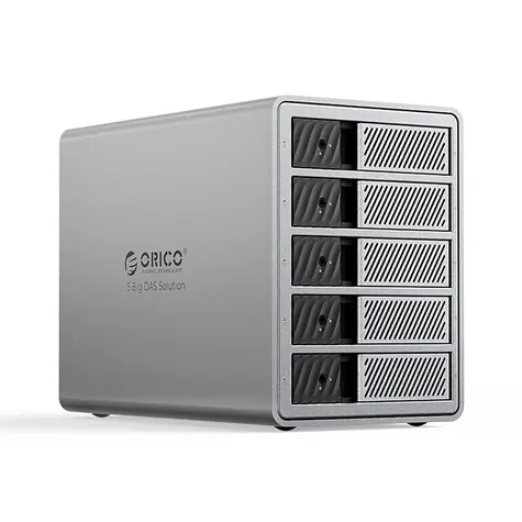 Orico 9858T3 Dokovací stanice šedá / pro 5 disků 2.5