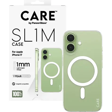 PanzerGlass CARE kryt Apple iPhone 17 SL1M MagSafe čirý