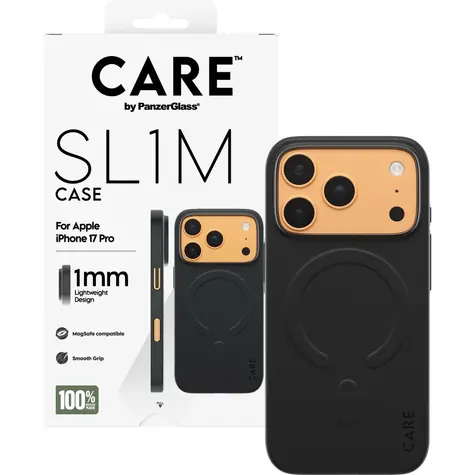 PanzerGlass CARE kryt Apple iPhone 17 Pro SL1M MagSafe černý