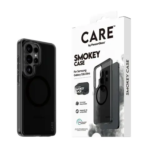 PanzerGlass CARE kryt Samsung Galaxy S26 Ultra Smokey kouřový/černý Qi