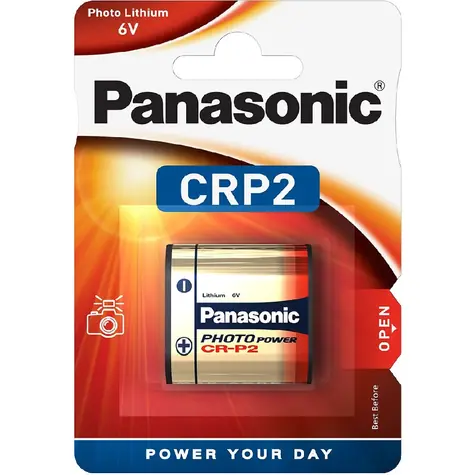 Panasonic Jednorázová lithiová baterie CR-P2 1ks