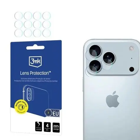 Rozbaleno - 3mk Lens Protection sklo na fotoaparát pro Apple iPhone 17 Pro / rozbaleno