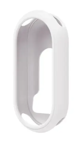 Xiaomi Smart Band 8/9/10 silikonový kryt bílá