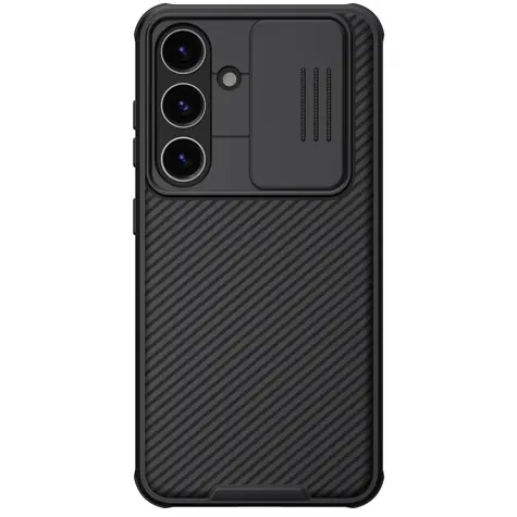 Rozbaleno - Nillkin CamShield PRO Zadní Kryt pro Samsung Galaxy S24 černá / rozbaleno