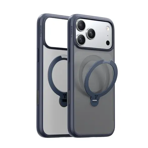 Torras Ostand Q3 Spin Case Ochranné pouzdro pro Apple iPhone 17 Pro Max modrá
