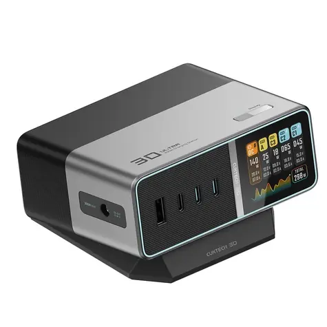 Cuktech TA3005U 300W 5 v 1 nabíjecí stanice / 3x USB-C / USB-A