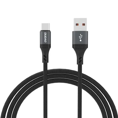 Dudao L3ST napájecí kabel / USB-A / USB-C / 5A / 1,2 m / černá