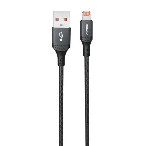 Dudao Datový kabel  L3SL 30W / USB-A / Lightning 3A / 1.2 m / černá