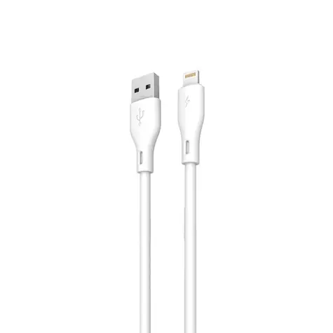 Dudao Datový kabel  L2L / USB / Lightning 3A / 1 m / bílá