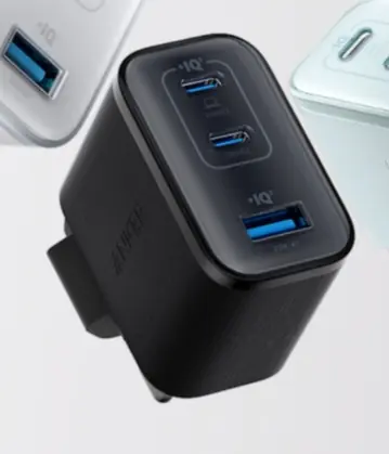 Anker Nano nabíječka do sítě černá / 70W / 2xUSB-C / USB-A