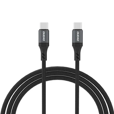 Dudao Datový kabel L3CC / USB-C / USB-C / 60W / 1.2 m / černá