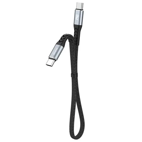 Dudao Datový kabel L10C / USB-C / USB-C / 100W 5A / 0.23 m / černá