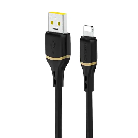 Dudao Datový kabel  L25L / USB-A / Lightning 30W / 1 m / černá