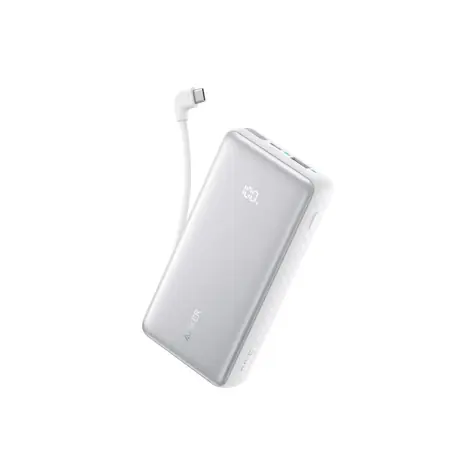 Anker Zolo 10000mAh bílá / Powerbanka / 22.5W / s kabelem USB-C / USB-C