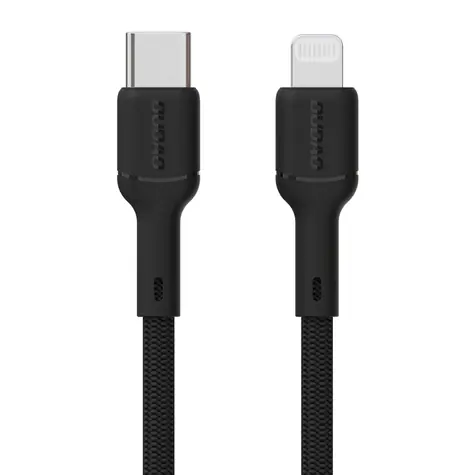 Dudao Datový kabel  L9X / USB-C / Lightning 30W / 1 m / černá