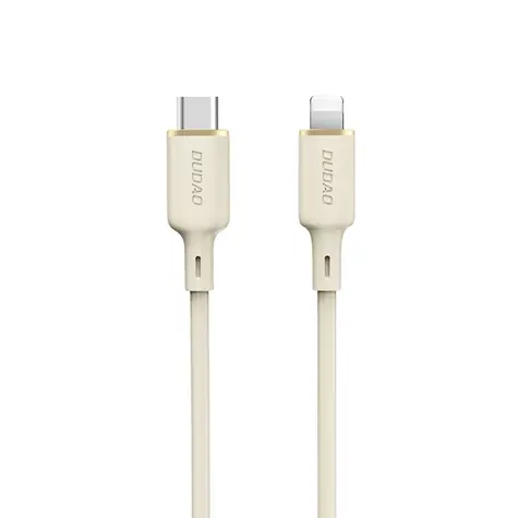 Dudao Datový kabel  L7SCL / USB-C / Lightning 30W / 2 m / béžová