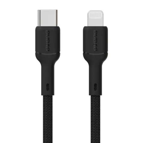 Dudao Datový kabel  L9X / USB-C / Lightning 30W / 2 m / černá