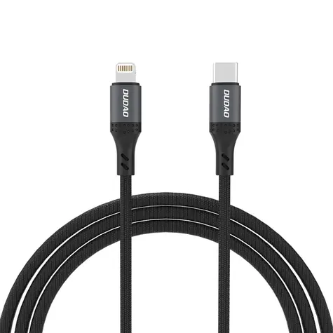 Dudao Datový kabel  L3CL / USB-C / Lightning 30W / 2 m / černá