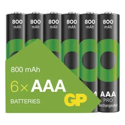 GP Nabíjecí baterie ReCyko Pro AAA (HR03) 800mAh 6ks