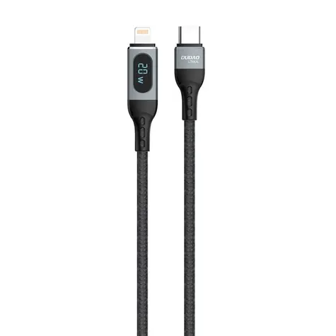 Dudao Datový kabel  L7MaxL / USB-C / Lightning 20W / 1 m / černá