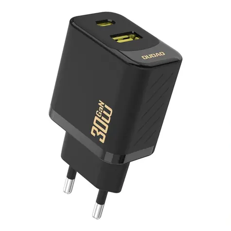 Dudao A27TEU síťová nabíječka černá / USB-A / USB-C / 30W