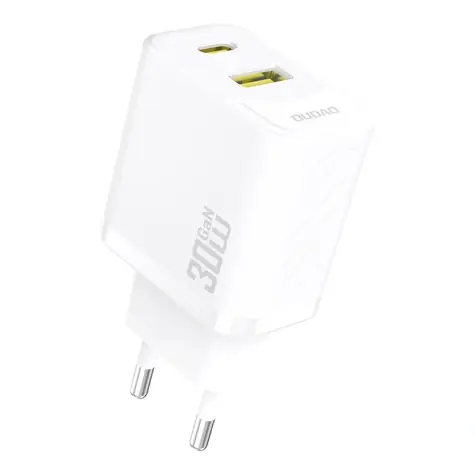 Dudao A27TEU síťová nabíječka bílá / USB-A / USB-C / 30W